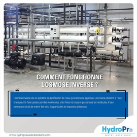 Comment fonctionne l'osmose inverse pour pour les industriels?